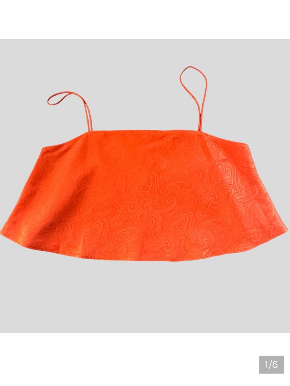 Ronny Kobo Collection Silk Blend Xela Jacquard Cropped Camisole Top